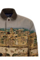 Jacquard square jacket Multicolor