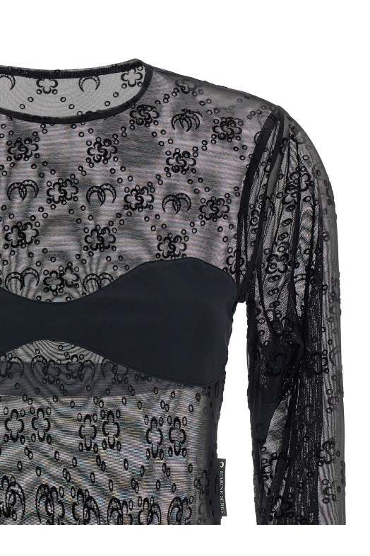 Боди «Moonogram», черный WTO474ACJER0005BK99