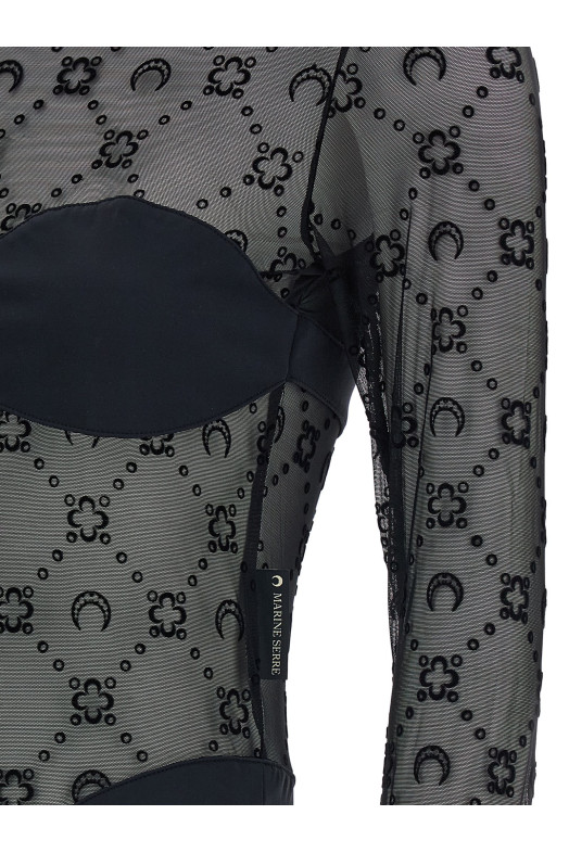 Боди «Moonogram», черный WTO474ACJER0005BK99