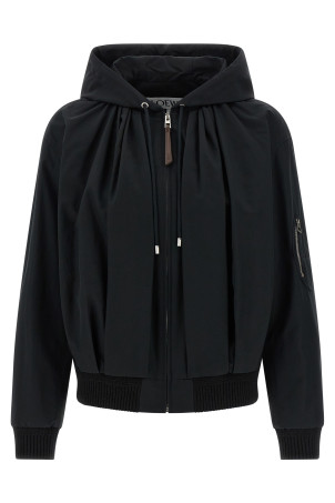 'Anagram' patch jacket Black