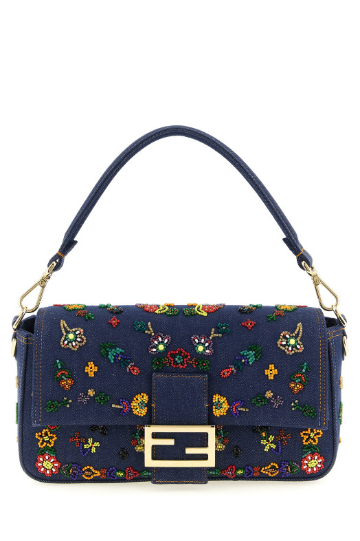 'Baguette®' medium shoulder bag Blue