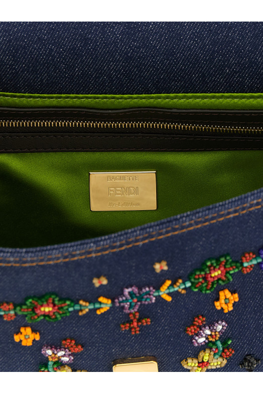 'Baguette®' medium shoulder bag Blue