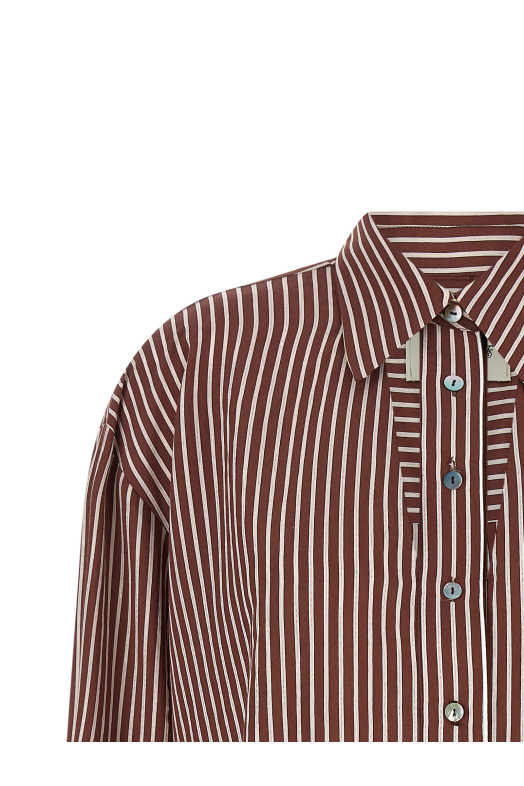 Рубашка «Luna», коричневая LUNABROWN