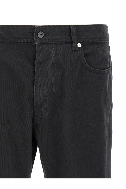Светлые джинсы из денима, черные STONE ISLAND L1S14J100005S0J24V0029