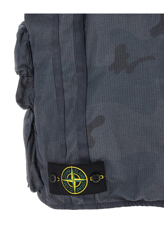 Камуфляжный жилет синего цвета STONE ISLAND L1S15G100006S00E9V002D