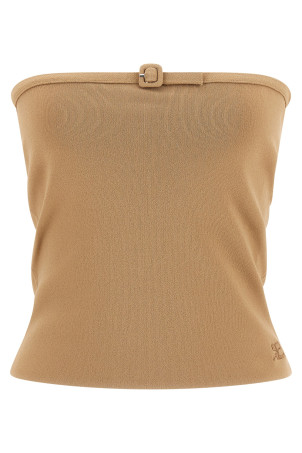 'Buckle' top Beige