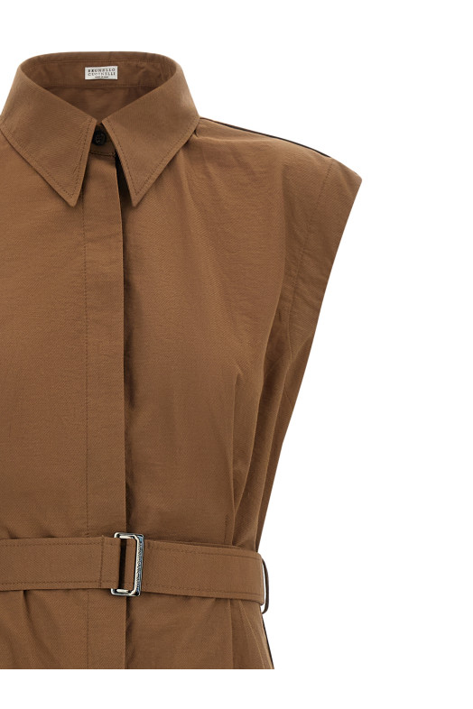 Блузка Dress Brown BRUNELLO CUCINELLI ML140A5286C9311