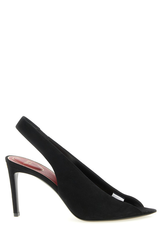 Valentino Garavani «Révélé» — туфли-слингбеки, черные W0S0PH4UHG6LP