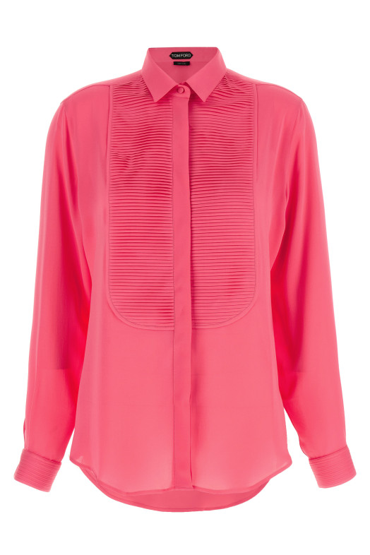 'Tuxedo' shirt Fuchsia