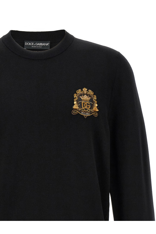 Coat of arms sweater Black