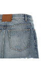 Double layer denim skort BLUE