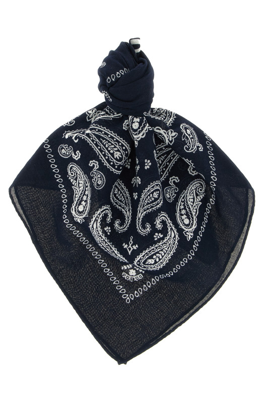 Bandana cashmere pattern Blue