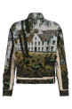 Jacquard square jacket Multicolor