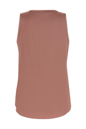 Атласний топ рожевого кольору BRUNELLO CUCINELLI M0C59E0600C8691