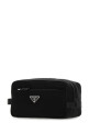 Черная косметичка из материала Re-Nylon от PRADA (2NA8192DMH)