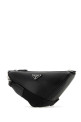 Black leather Triangle crossbody bag Black PRADA (2VH155VOLO2DDJ)