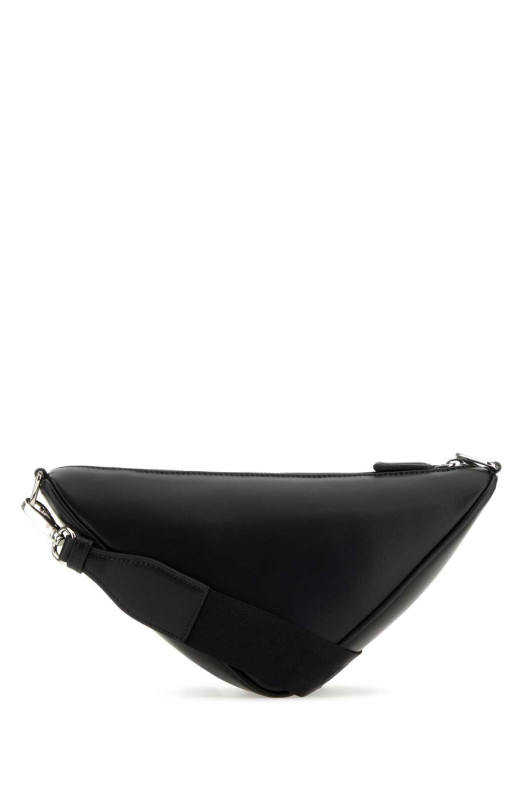 Black leather Triangle crossbody bag Black PRADA (2VH155VOLO2DDJ)
