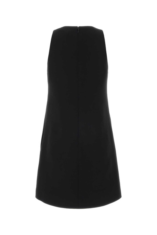Black crepe couture mini dress VALENTINO GARAVANI (8B0VAKD51CF)