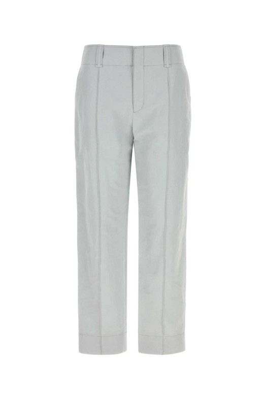 Light grey linen blend pant CHLOE (CH26UPA04143)