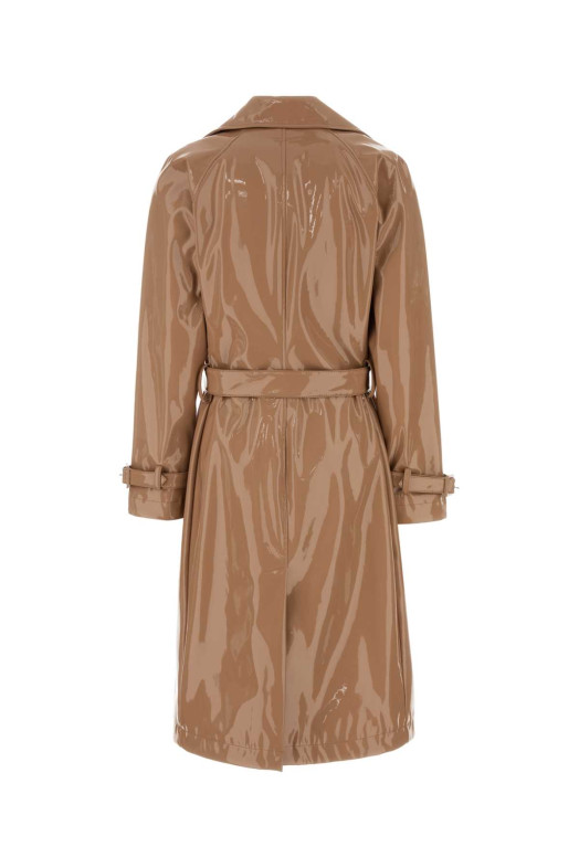 Тренч из розовой искусственной кожи DOLCE & GABBANA (F0W3WTFUSW7) DOLCE & GABBANA