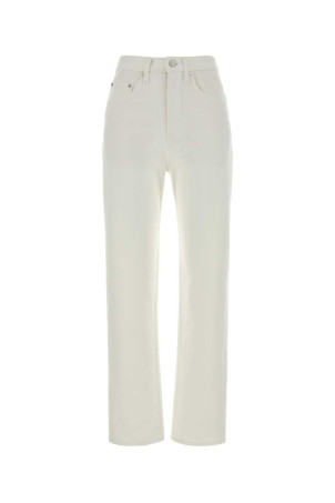 White denim jeans Black JIL SANDER (J03KA0355J46463)