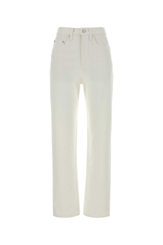 White denim jeans Black JIL SANDER (J03KA0355J46463)