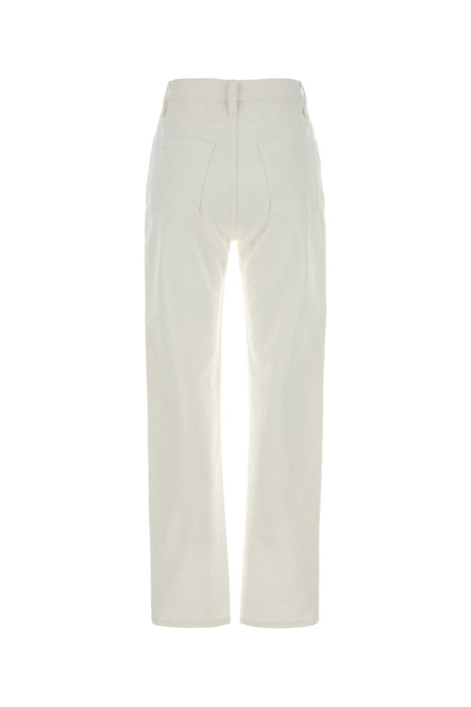 White denim jeans Black JIL SANDER (J03KA0355J46463)