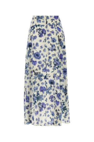 Printed stretch silk Sakura skirt ISABEL MARANT (JU0012FBD1J11I)