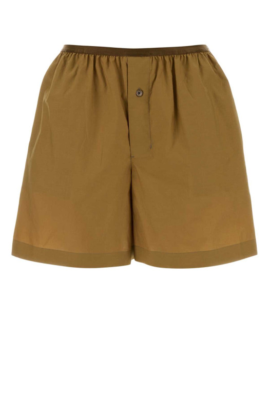 Camel poplin shorts LEMAIRE (PA1270LF1500)