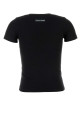 Black cotton t-shirt MARINE SERRE (WTT012ACJER0008)