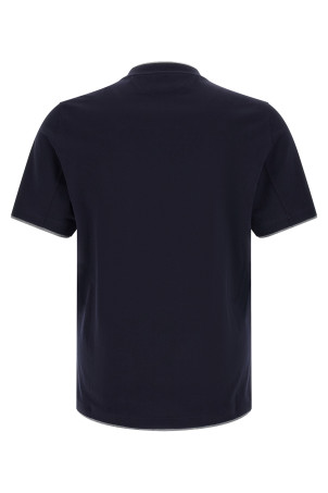 Double layer t-shirt Blue