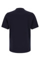 Двухслойная футболка синего цвета BRUNELLO CUCINELLI M0B137427CD325