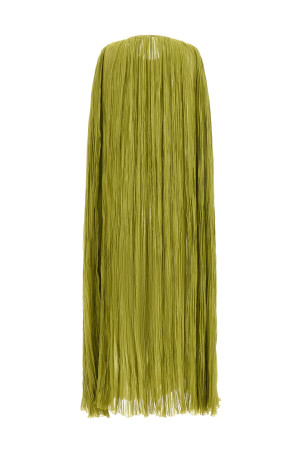 'The Pleated Dress Cape' dress Green