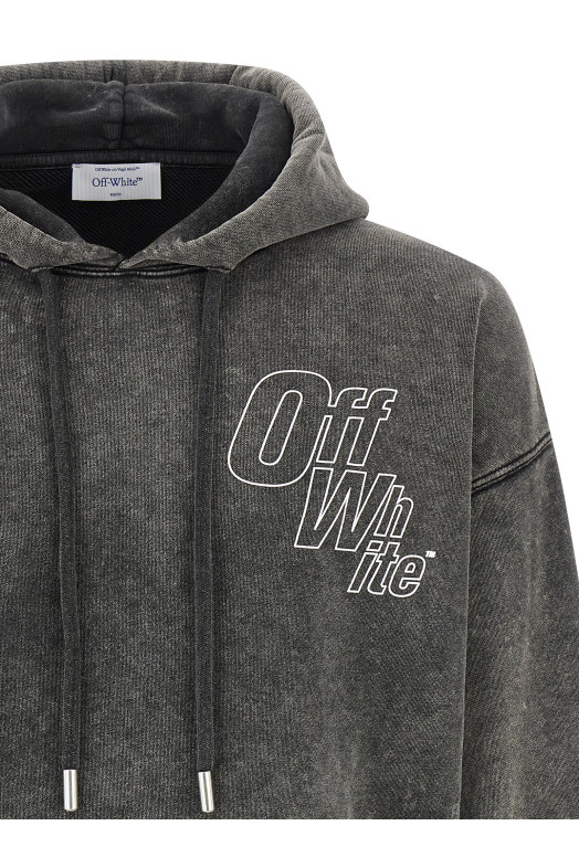 Толстовка с капюшоном «Outline Arrow Skate», серый OMBB085F25FLE00K13011301