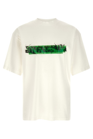 'Messy Spray' T-shirt White