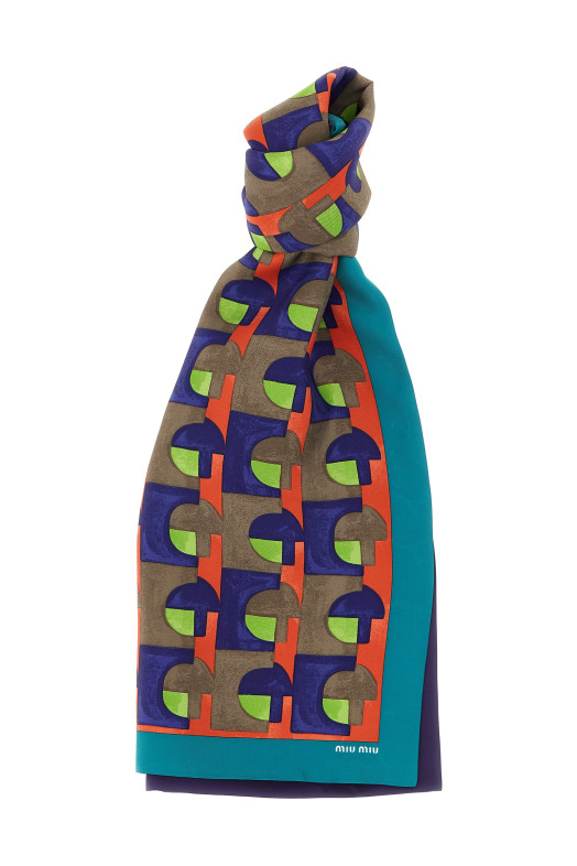 Medium silk scarf Multicolor