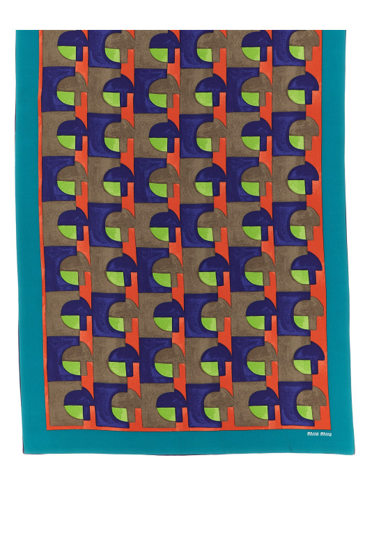Medium silk scarf Multicolor
