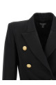 Двубортный блейзер  Черный BALMAIN FF1SI505WB080PA