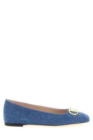 Valenitno Garavani 'VLogo Signature' ballet flats Blue