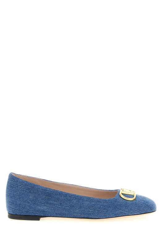 Valenitno Garavani 'VLogo Signature' ballet flats Blue
