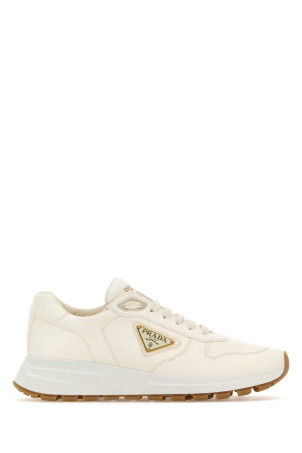 Ivory nappa leather sneakers PRADA (2EE369FG000038)