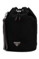 Черный тканевый клатч PRADA (2NE0672HE1)