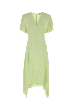 Pastel green satin dress STELLA McCARTNEY (6A06973FU302)
