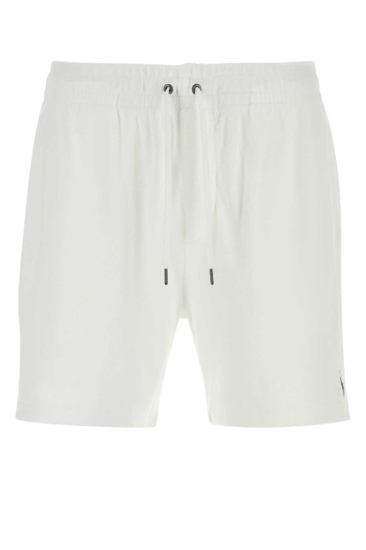 White terry fabric bermuda shorts Blue POLO RALPH LAUREN (710A12490)