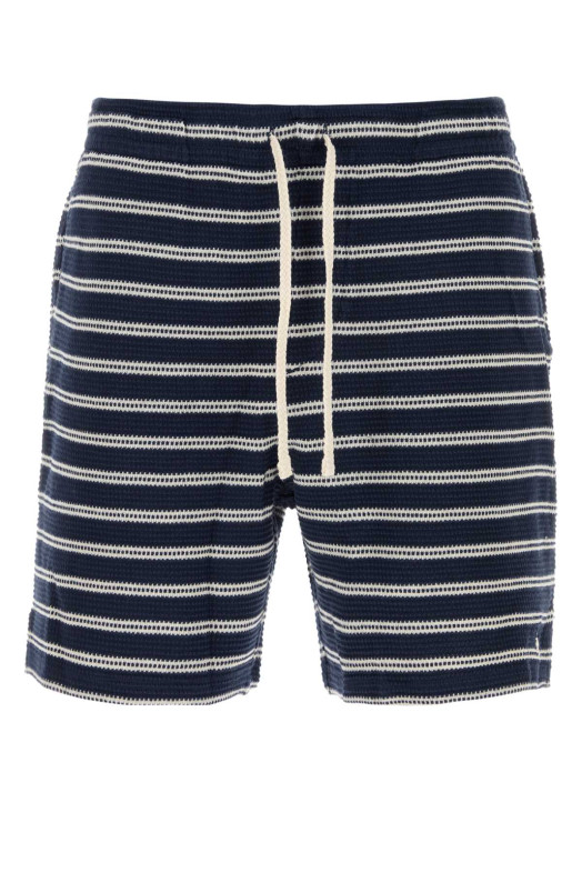 Embroidered cotton blend bermuda shorts POLO RALPH LAUREN (710B14506)