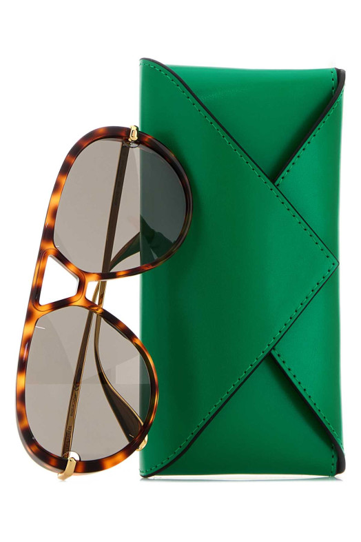 Многоцветные ацетатные солнцезащитные очки Classic от BOTTEGA VENETA (769232V2Q30)