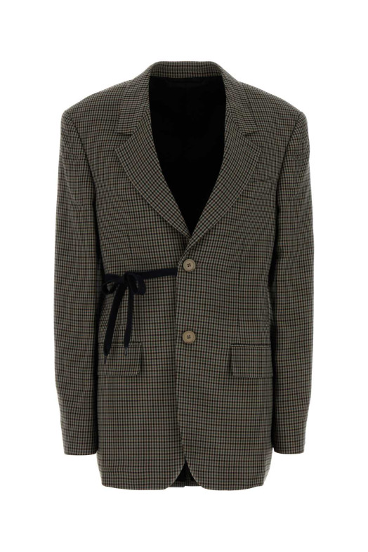 Блейзер з вишивкою з ліоцелю від BALENCIAGA (857365TTO38)