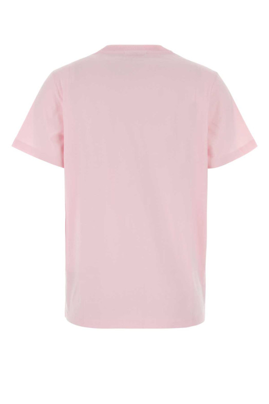 Pink cotton t-shirt GANNI (A1050191)