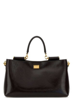 Chocolate leather medium Vittoria handbag DOLCE & GABBANA (BB7896AZ000)