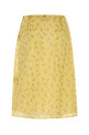 Спідниця з принтом з органзи, жовта, JIL SANDER (J03MA0289J70225)